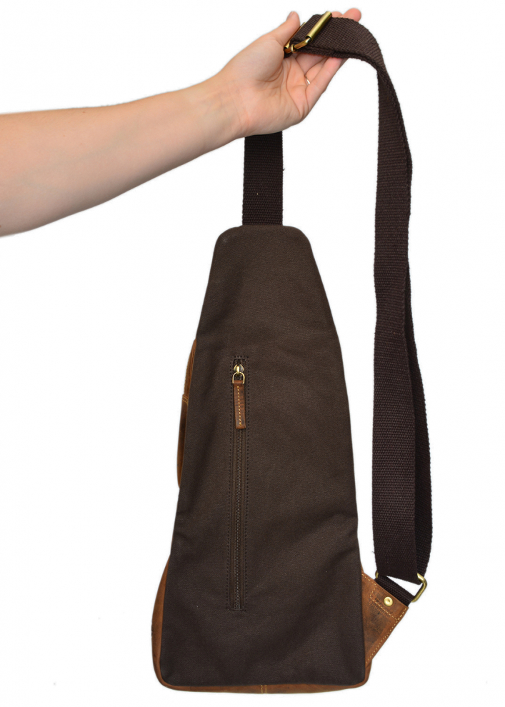 Vintage-Leder CrossOver BAG I Farbe braun